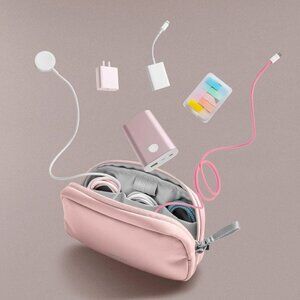 tomtoc Electronics Organizer Travel Case Water Resistant Tech Pouch